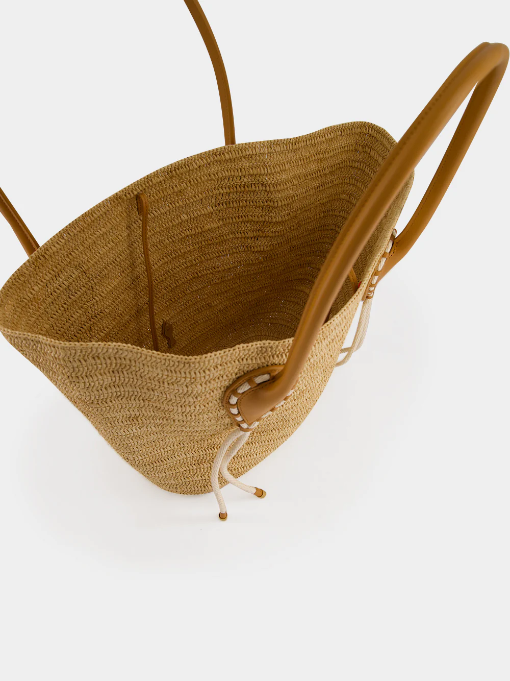 Natural Venus Raffia Large Tote Bag - Image 5