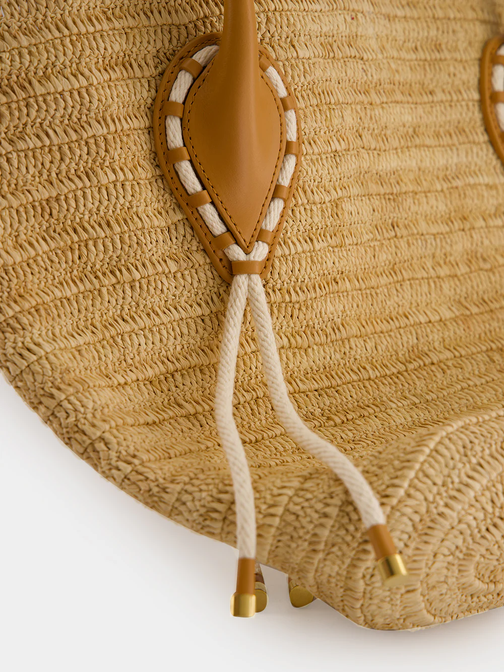 Natural Venus Raffia Large Tote Bag - Image 6