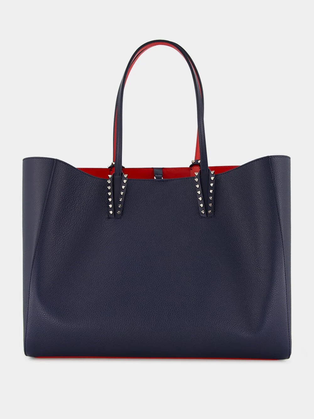 Zaffiro Blue Cabata Large Leather Tote