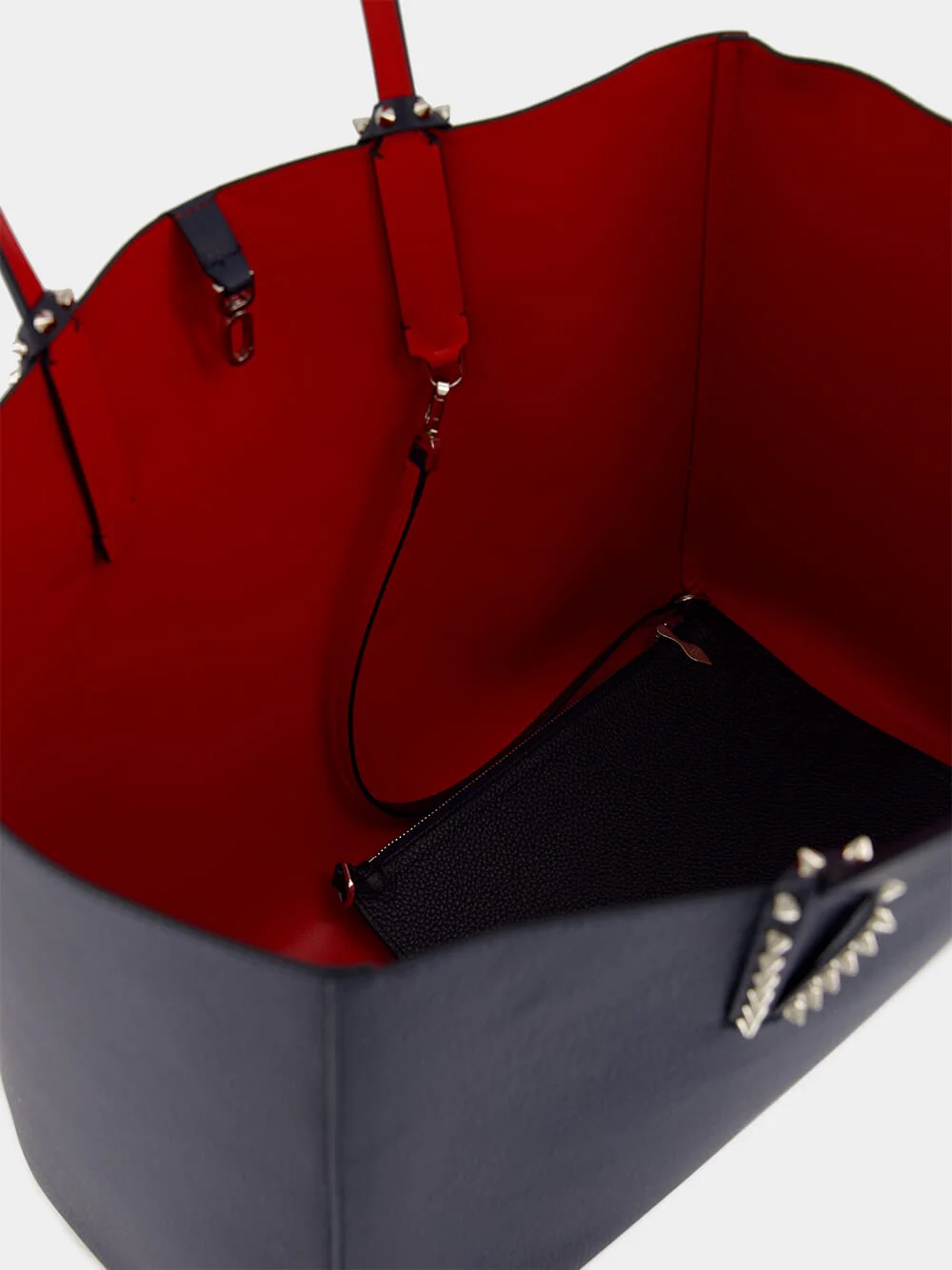 Zaffiro Blue Cabata Large Leather Tote - Image 5