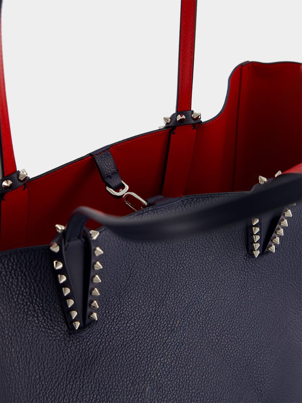 Zaffiro Blue Cabata Large Leather Tote - Image 6