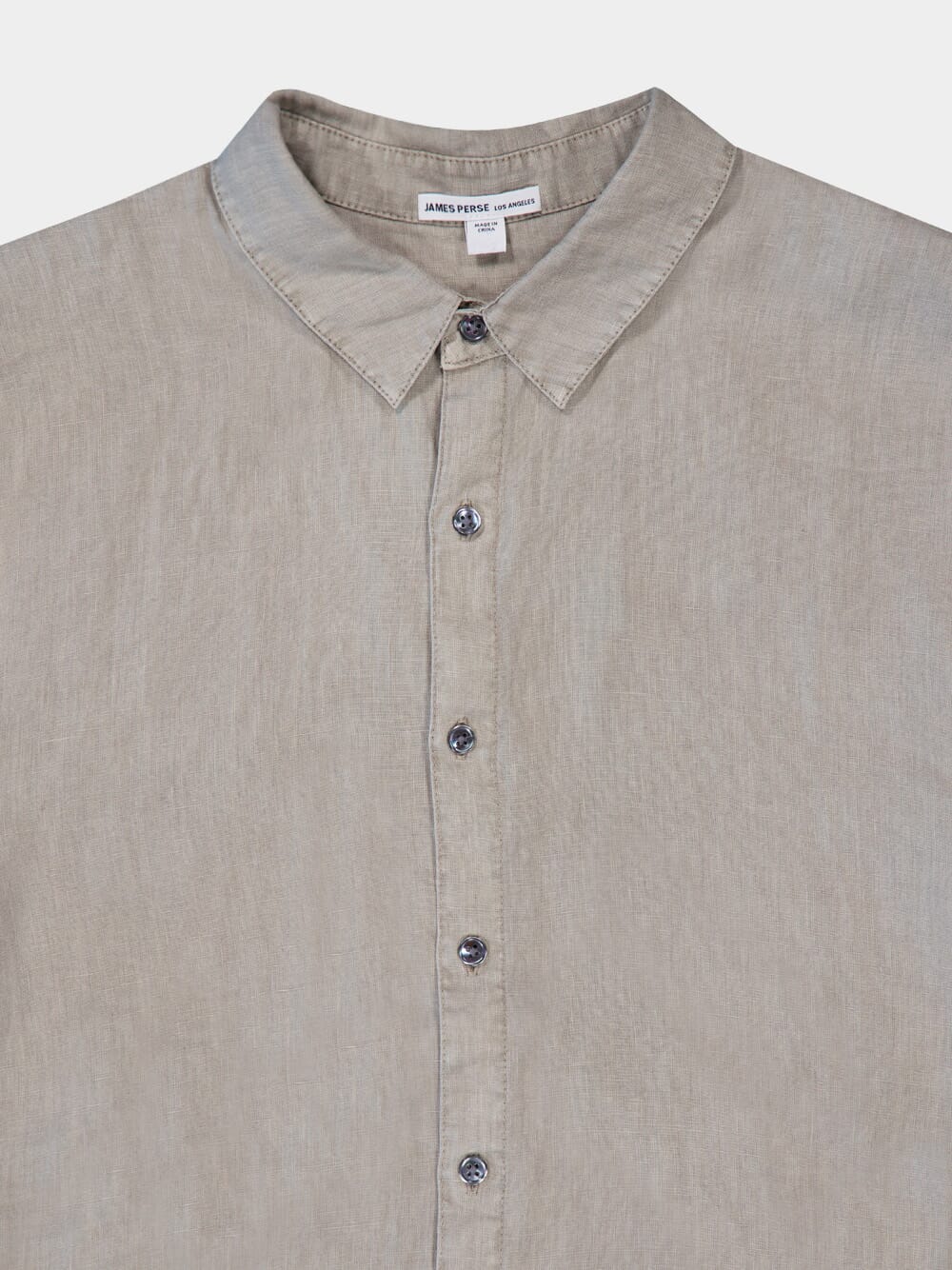 Classic Linen Beige Shirt - Image 3