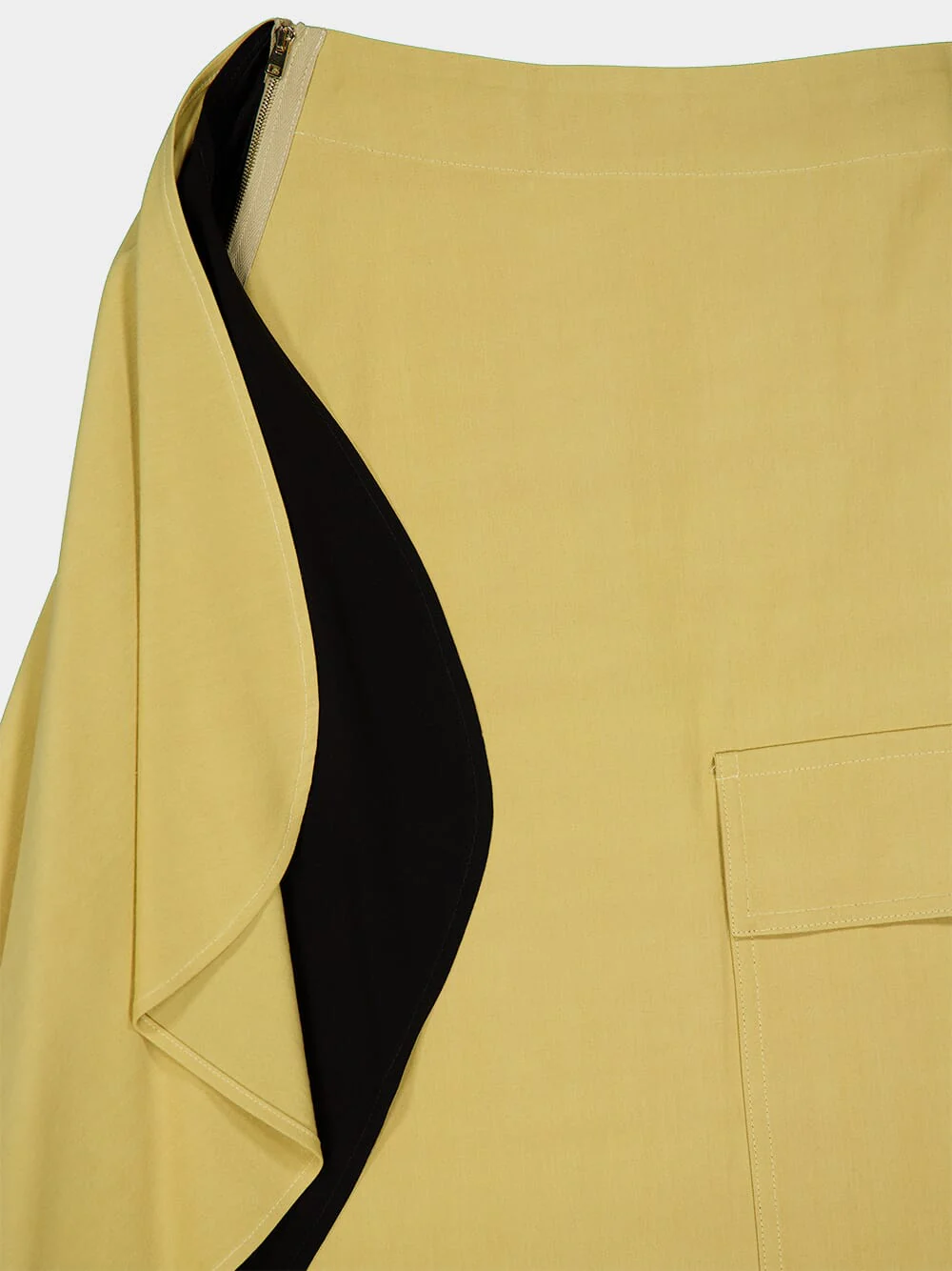 Asymmetrical Draped Skirt - Image 3