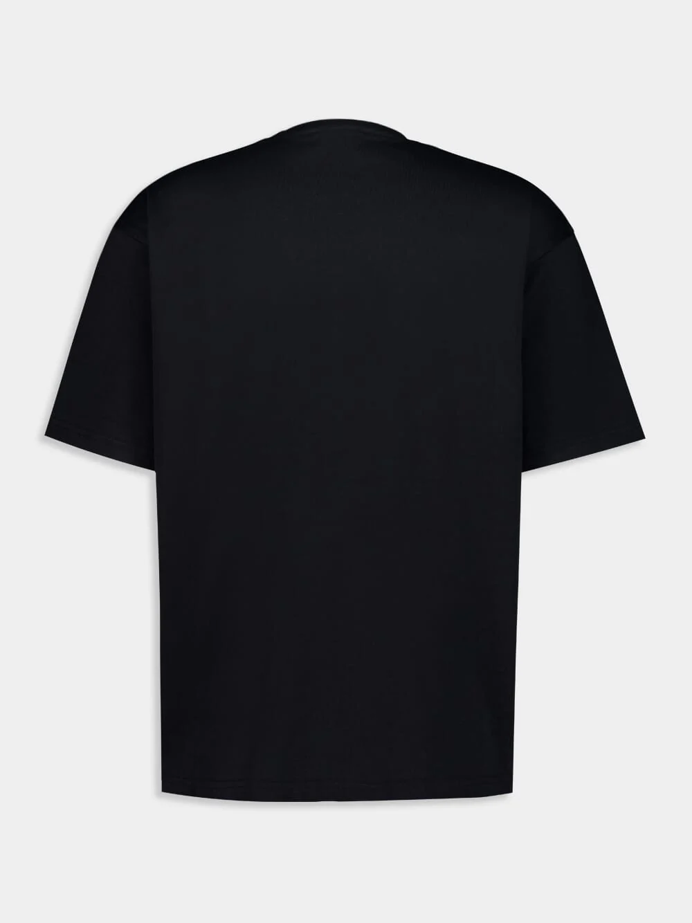 Black Floral Bouclé Embroidered T-Shirt - Image 2