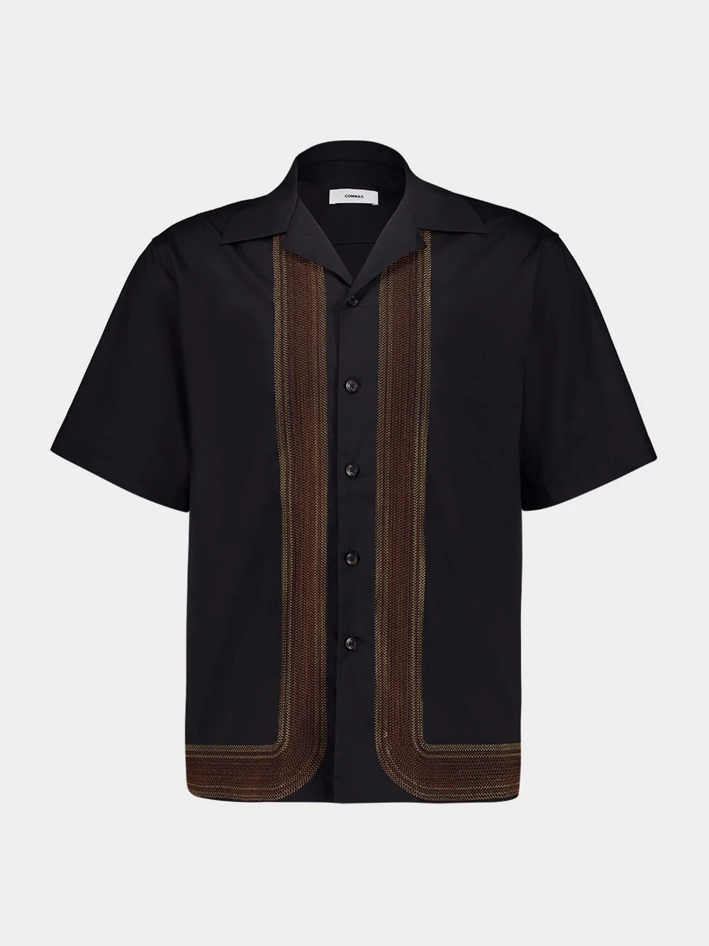 Black Sunwaves Camp Collar Shirt - Image 2