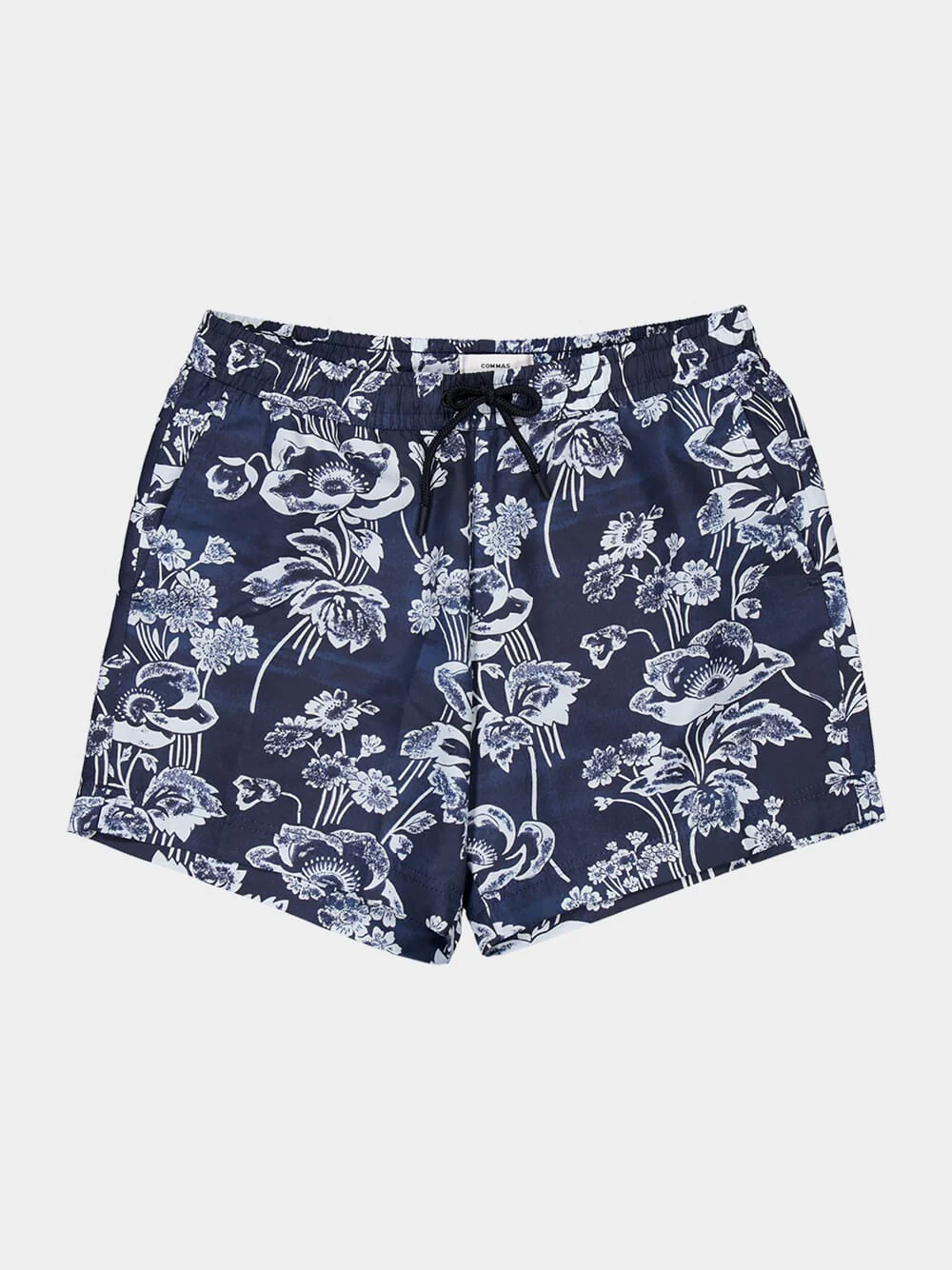 Blue Peony Print Swim Shorts - Image 5