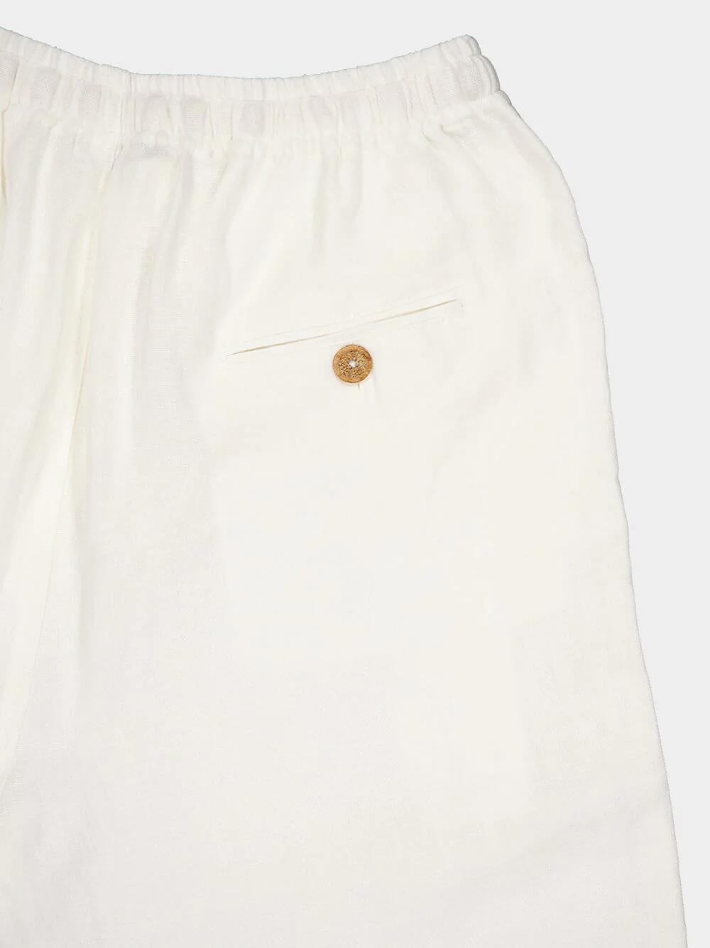White Linen Lounge Pants - Image 3