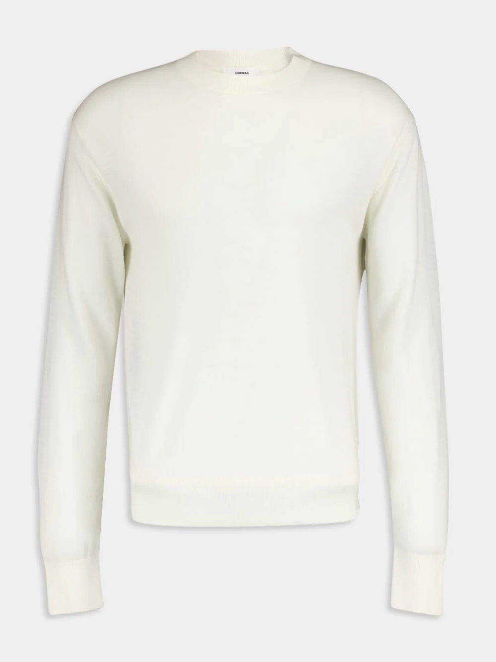 White Merino Wool Jumper