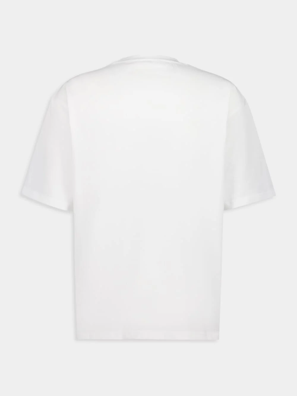 Ecru Floral Bouclé Embroidered T-Shirt - Image 4