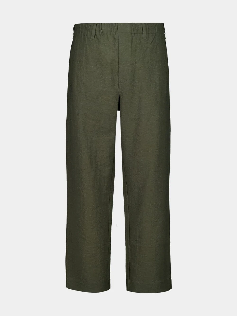 Green Linen Resort Trousers