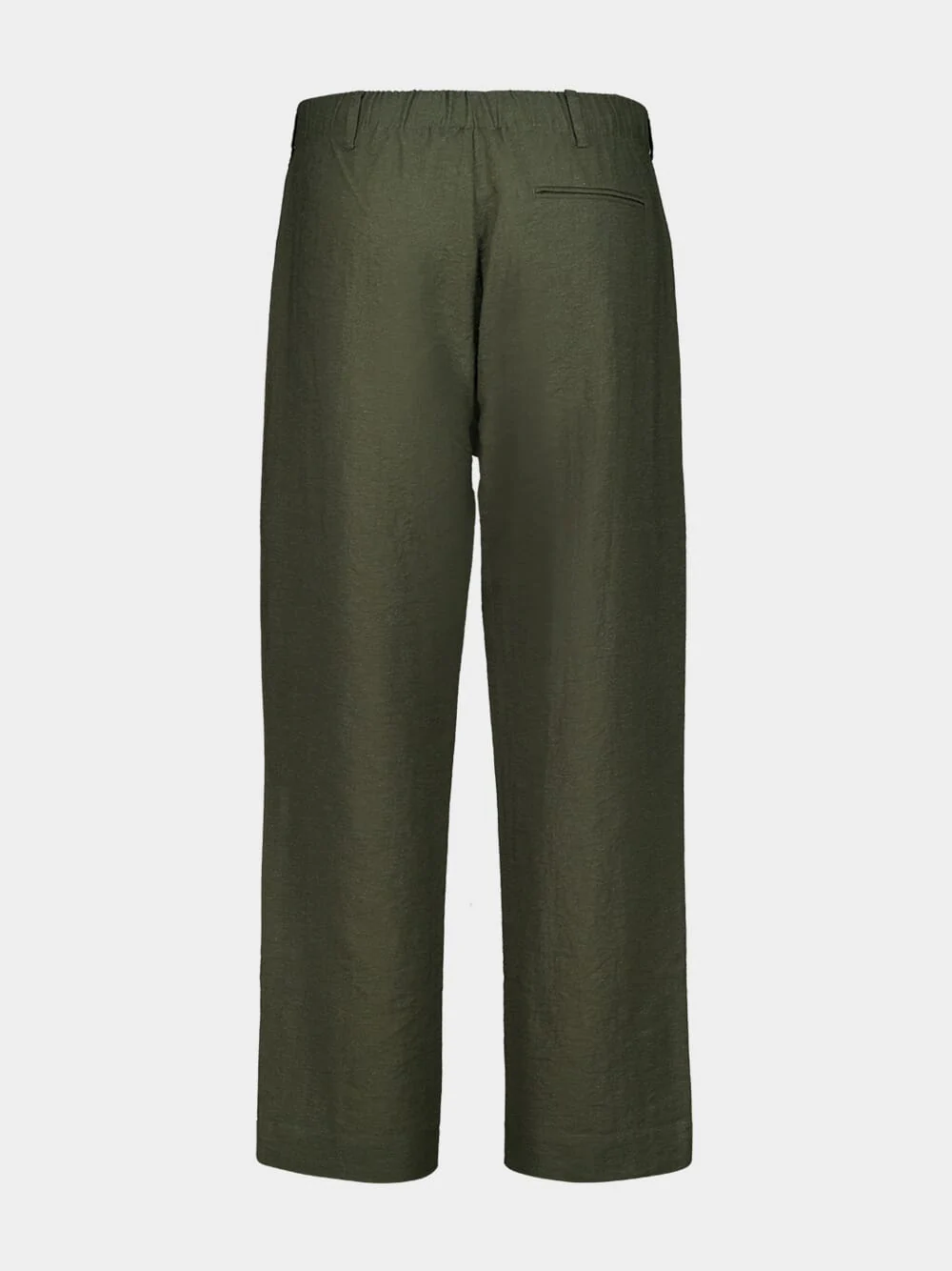 Green Linen Resort Trousers - Image 2