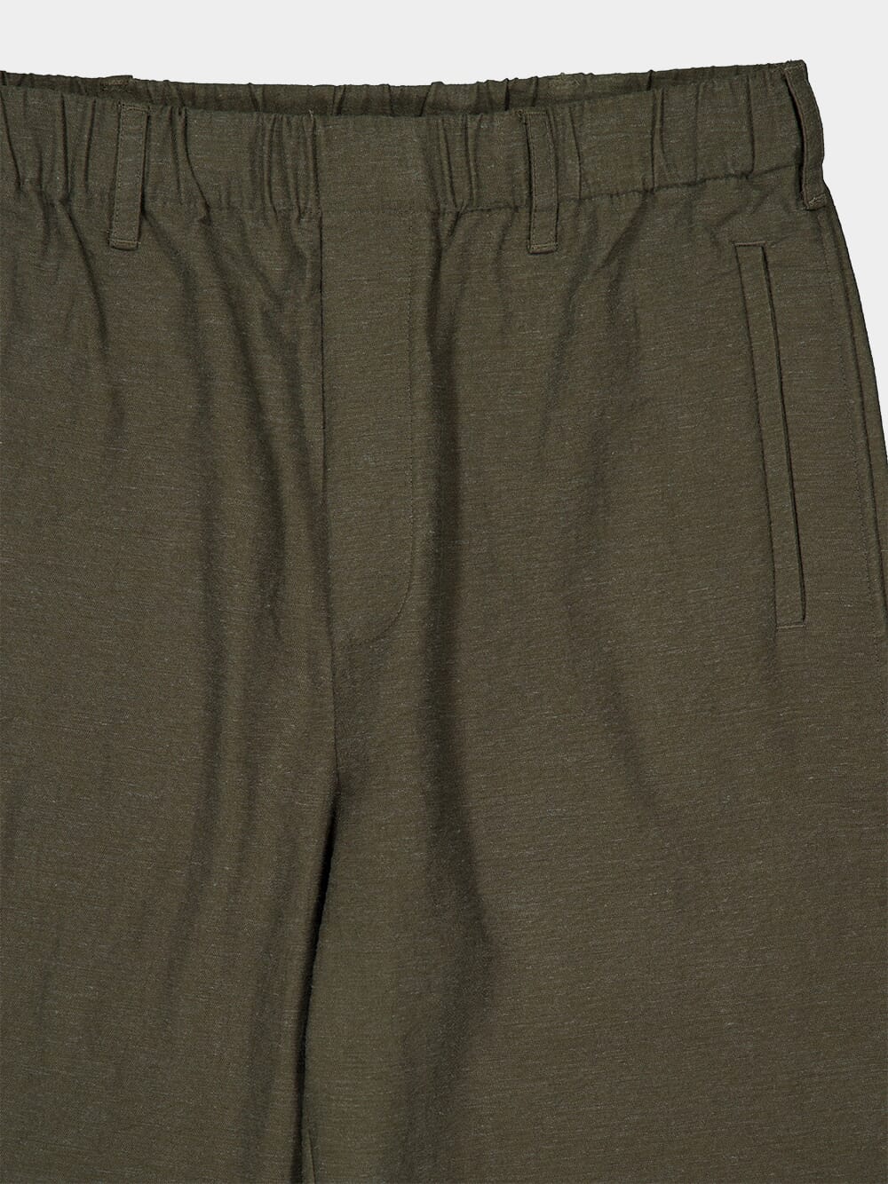 Green Linen Resort Trousers - Image 3