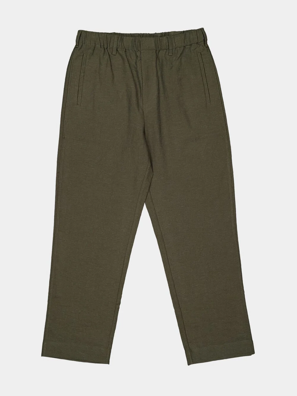 Green Linen Resort Trousers - Image 5