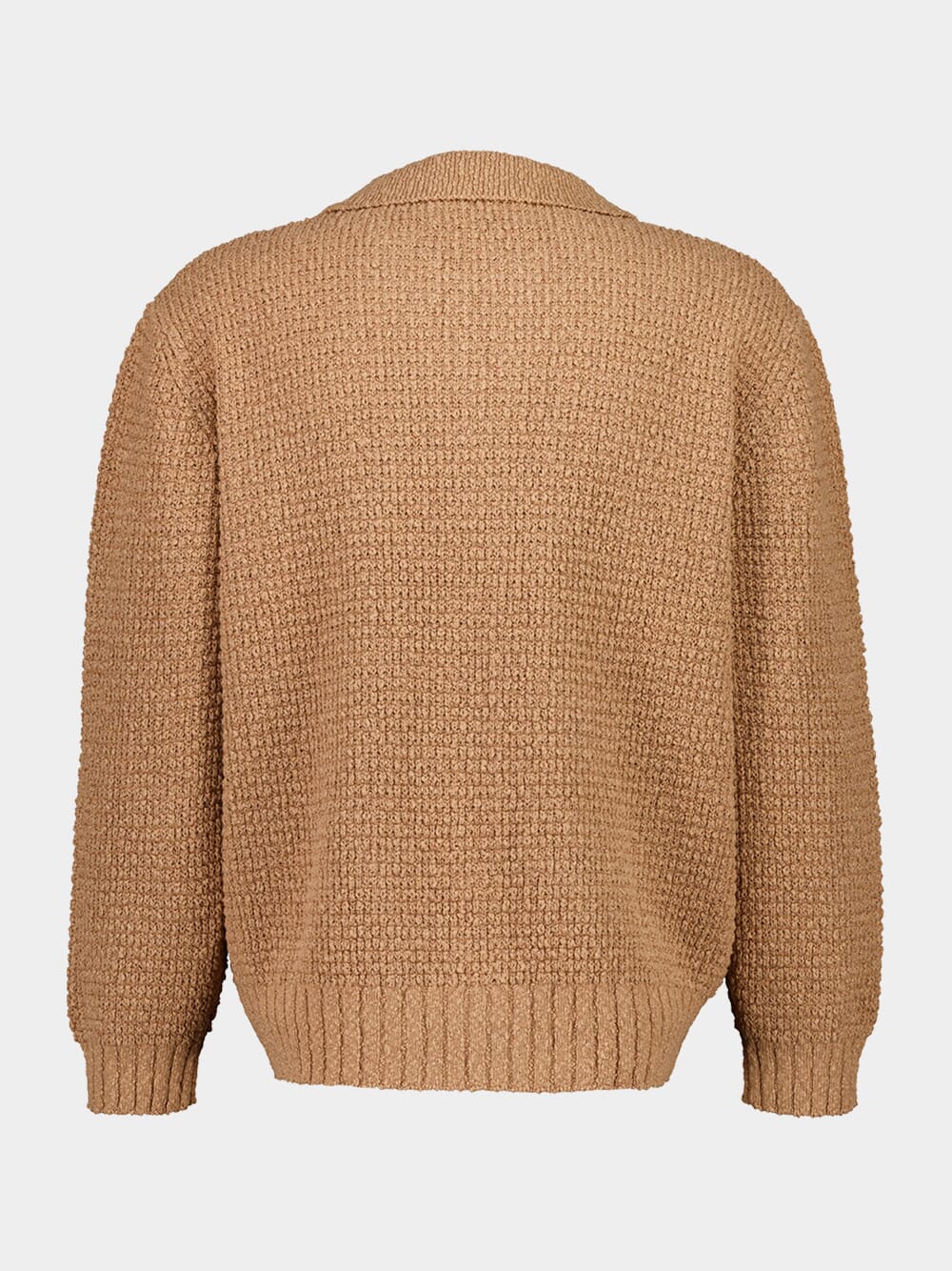 Hazelnut Textured Knit Cardigan - Image 4