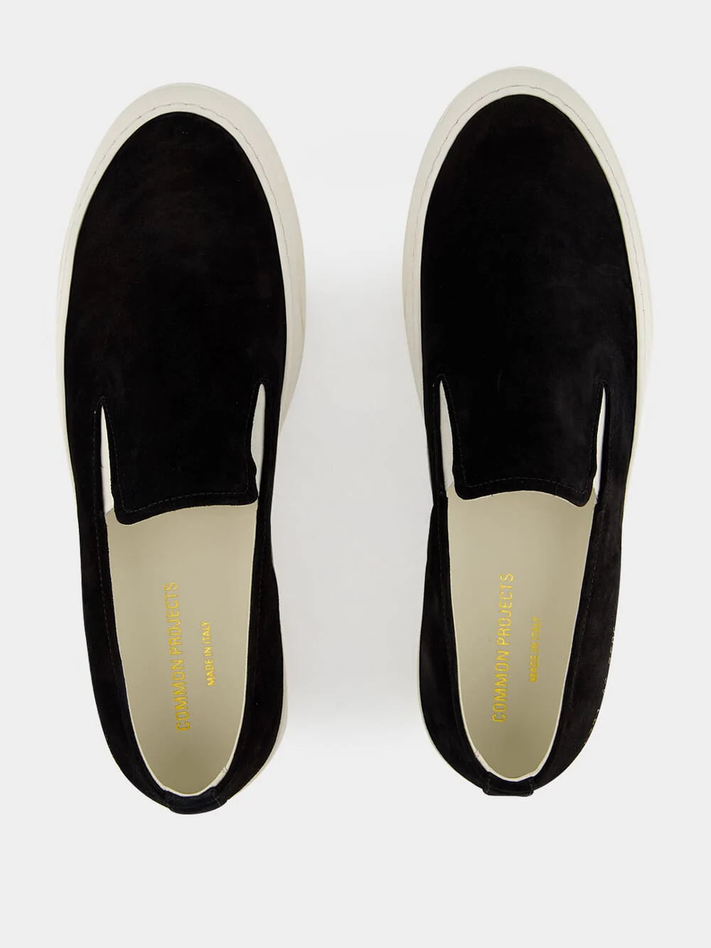 Black Suede Slip-On Sneakers - Image 4