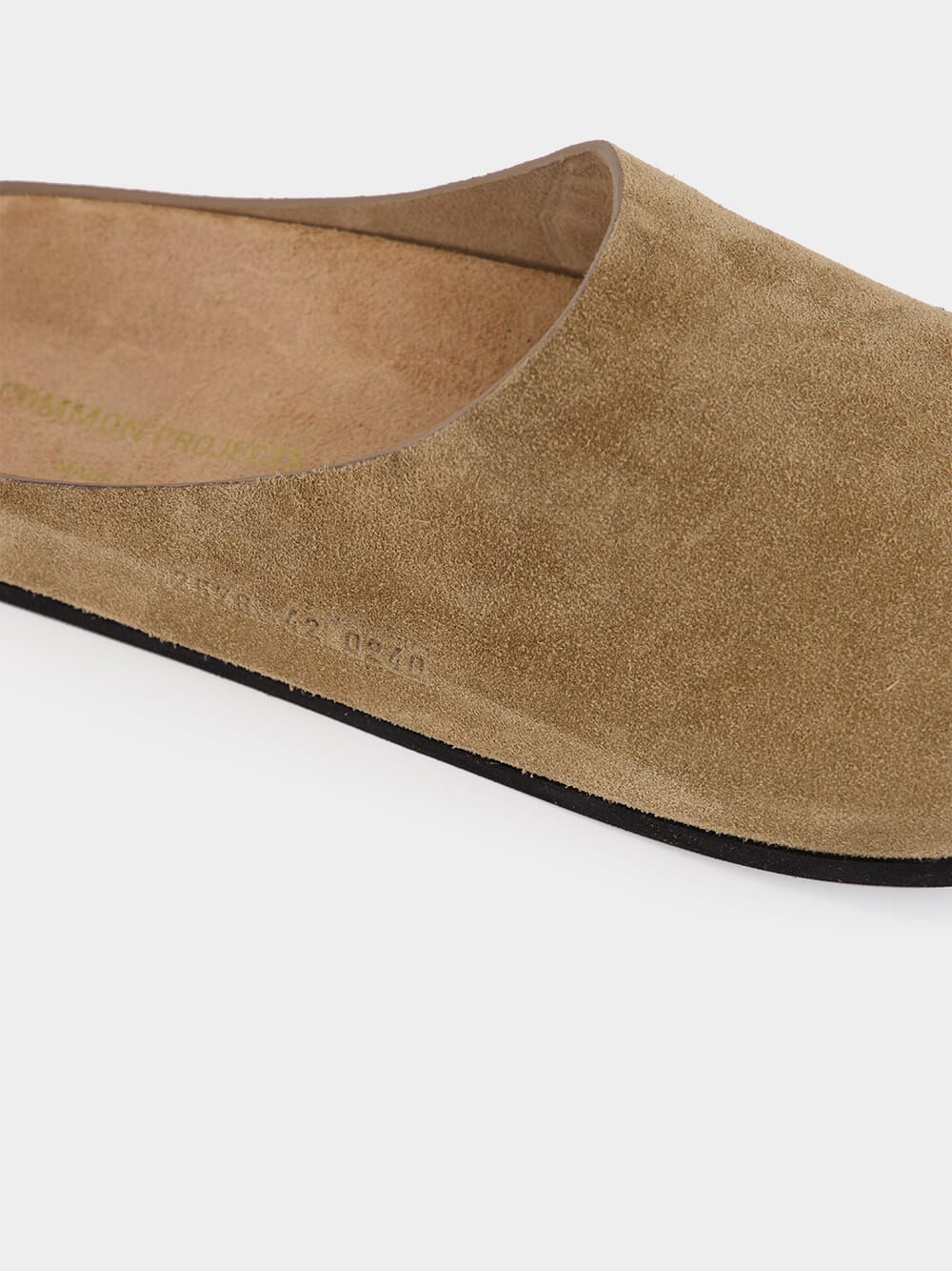 Taupe Suede Clogs - Image 7