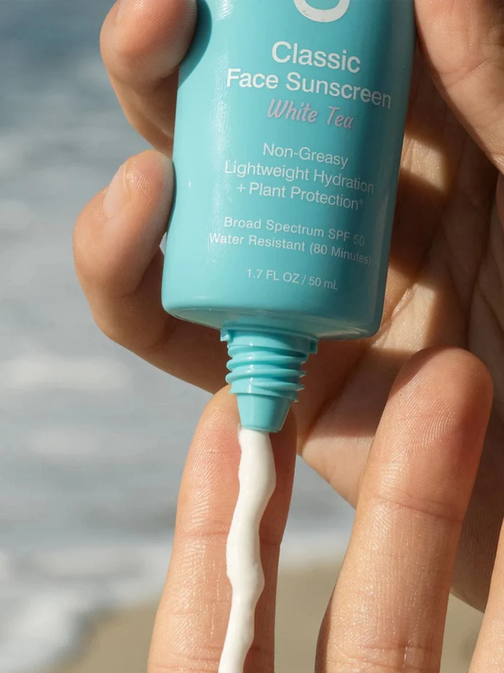Classic Face Sunscreen Lotion SPF 50 White Tea - Image 4