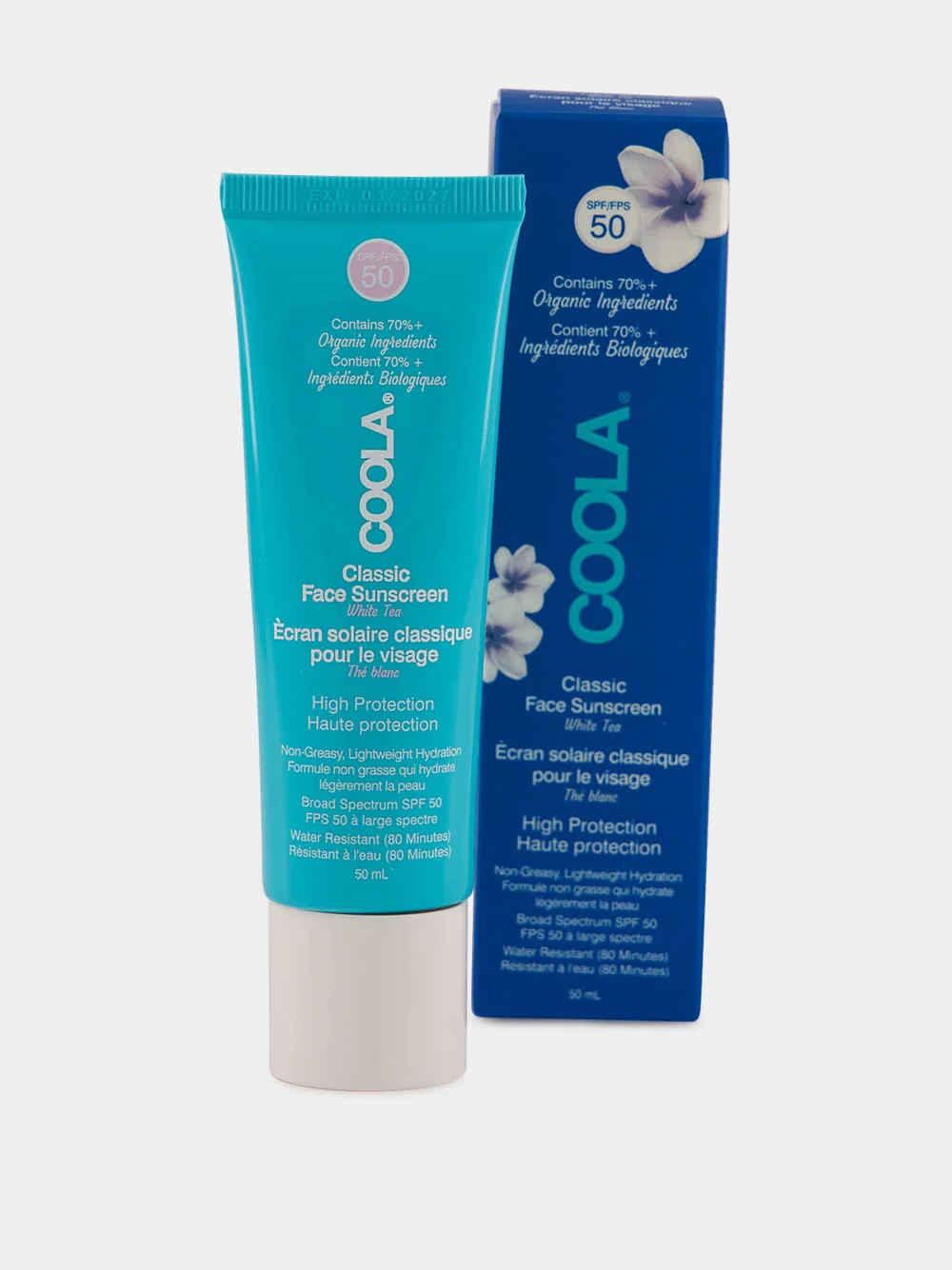 Classic Face Sunscreen Lotion SPF 50 White Tea - Image 7