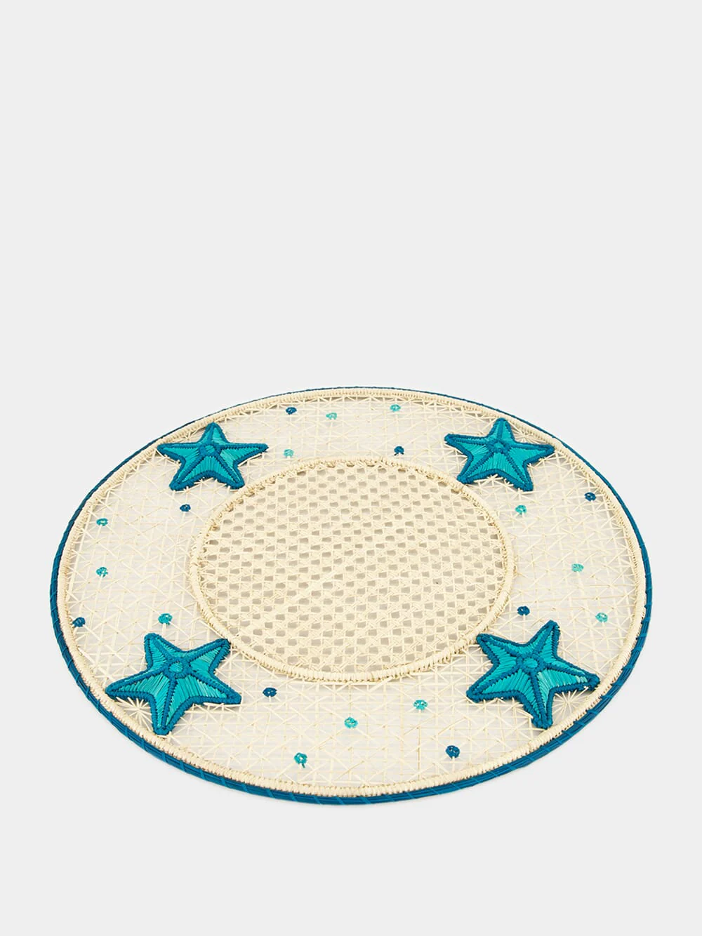 Aquamarine Blue Starfish Placemat - Image 2