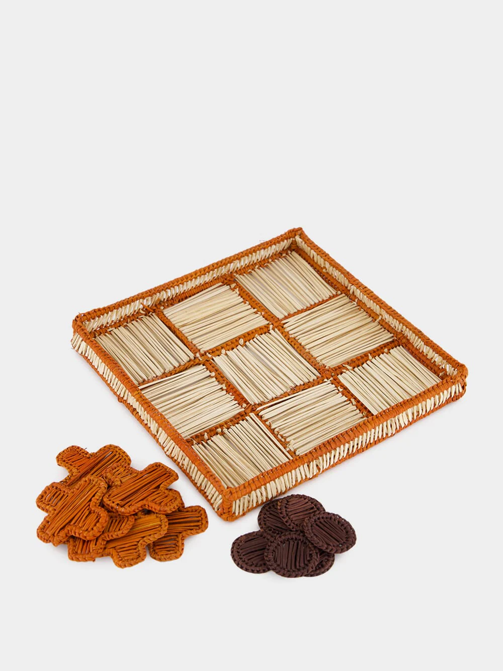 Brown Tic Tac Toe Board Game - Image 2