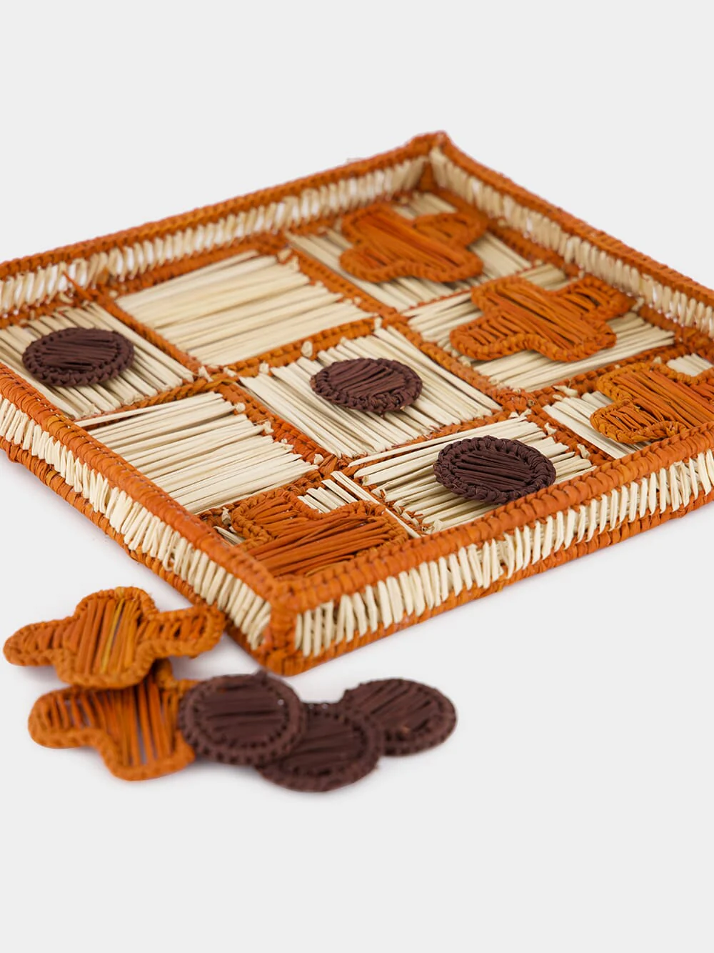 Brown Tic Tac Toe Board Game - Image 3