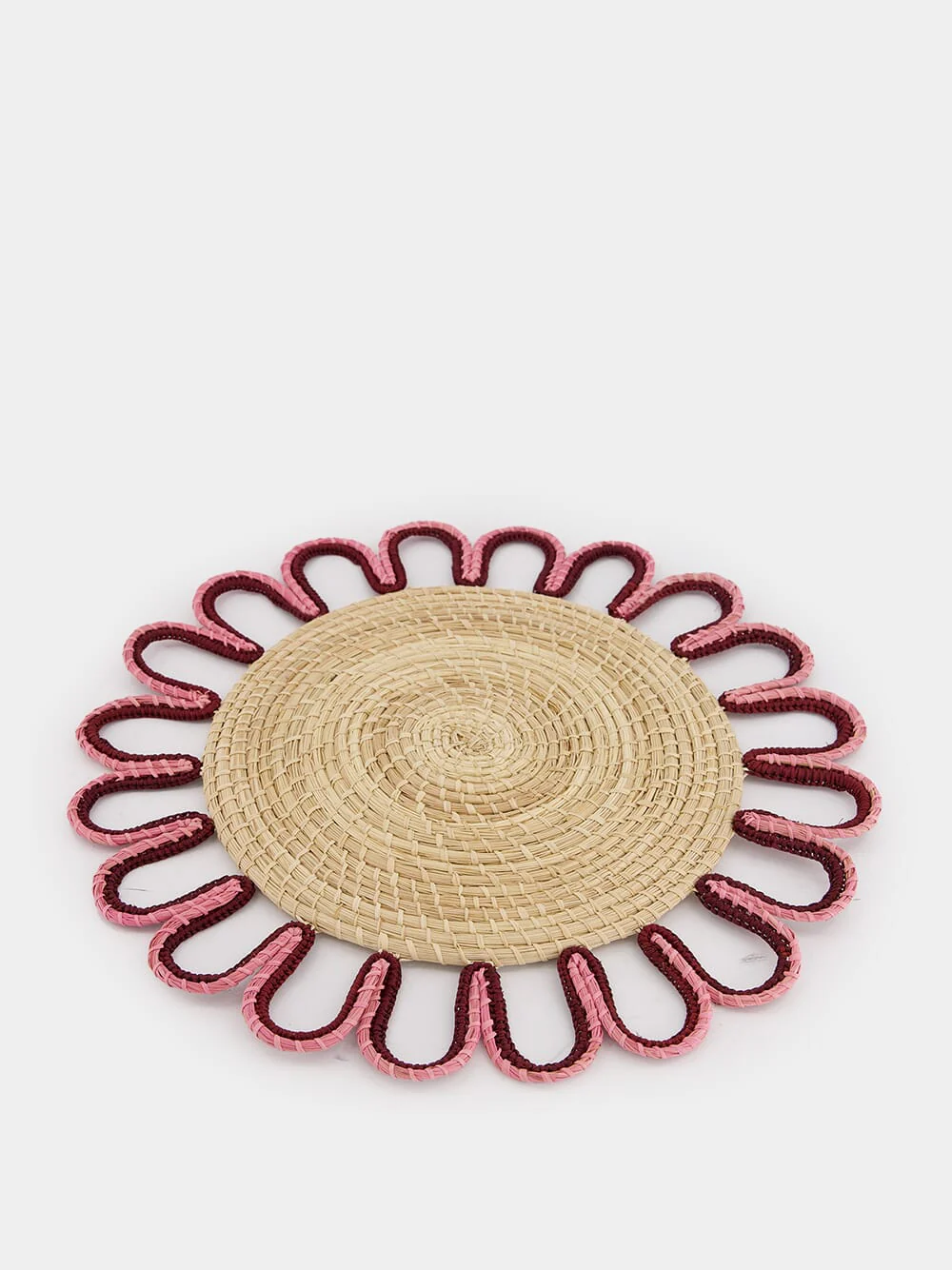 Burgundy and Pink Magnolia Placemat - Image 2
