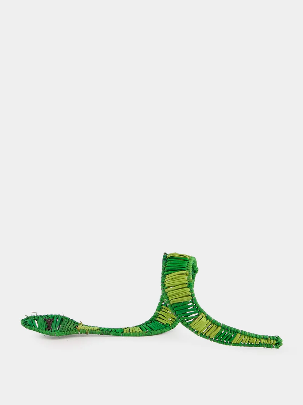 Green Snake Iraca Napkin Ring - Image 3