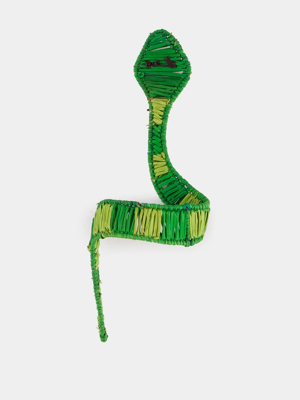 Green Snake Iraca Napkin Ring - Image 4