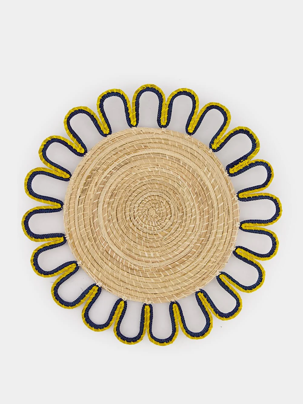 Yellow and Blue Magnolia Placemat