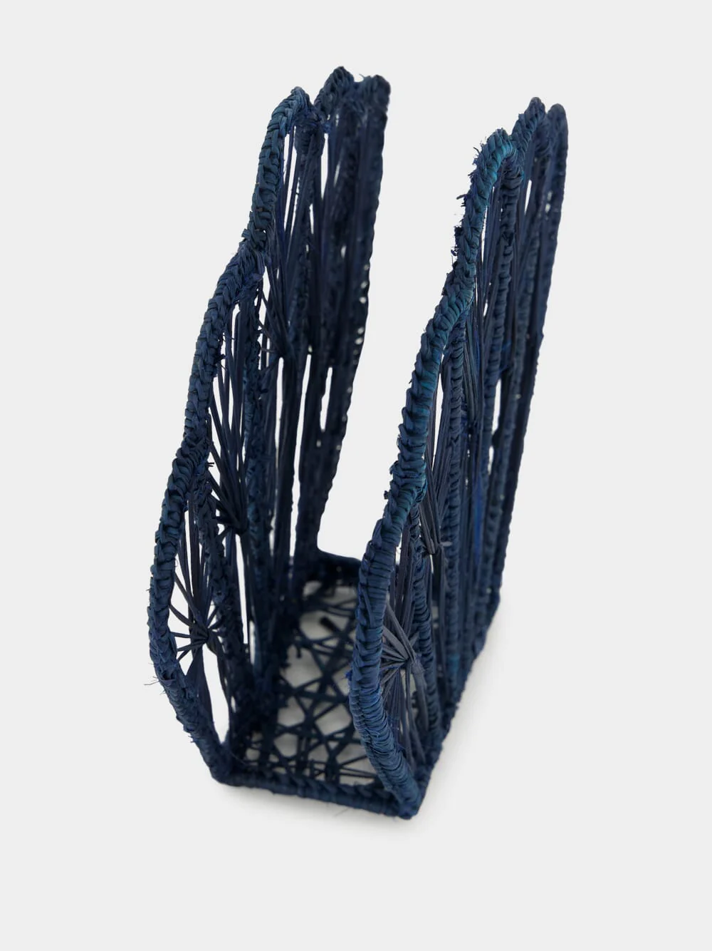 Navy Blue Shell Napkin Holder - Image 2