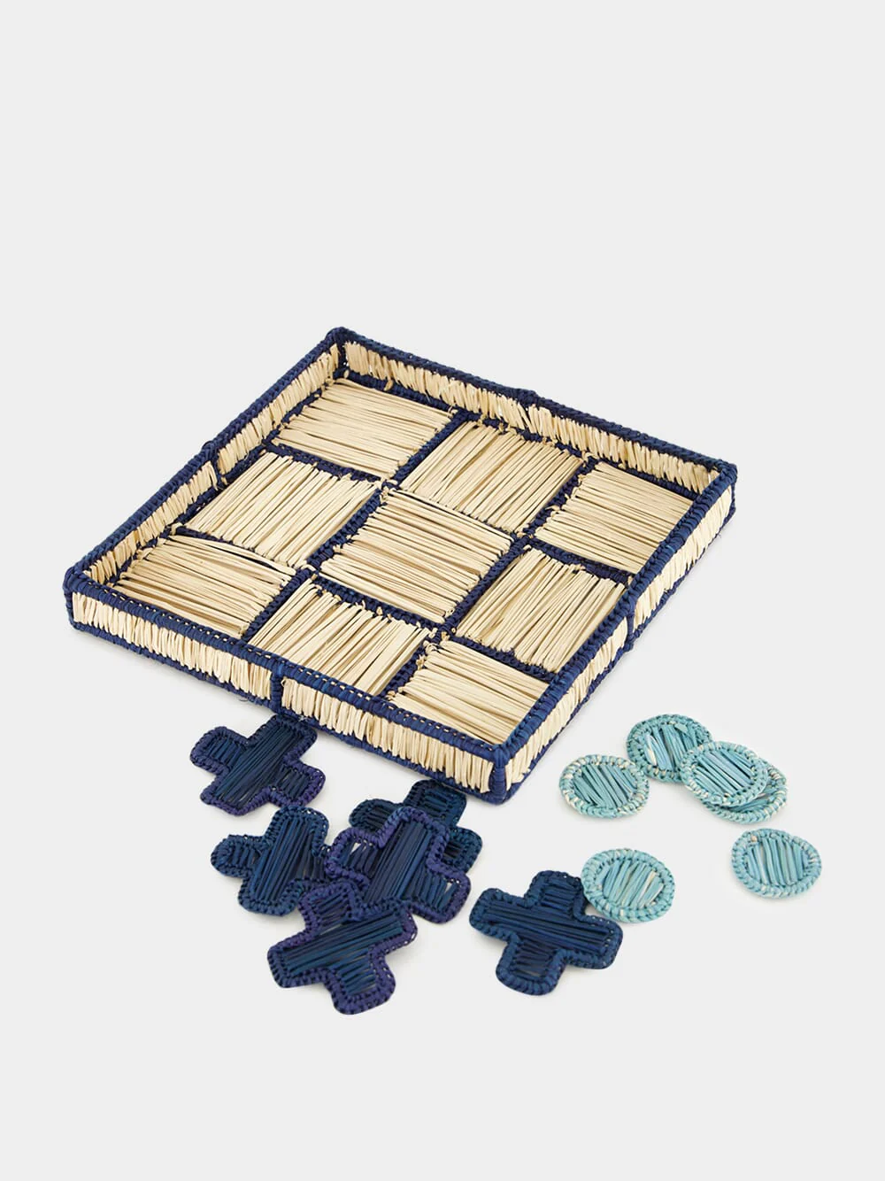 Navy Blue Tic Tac Toe Board Game - Image 2