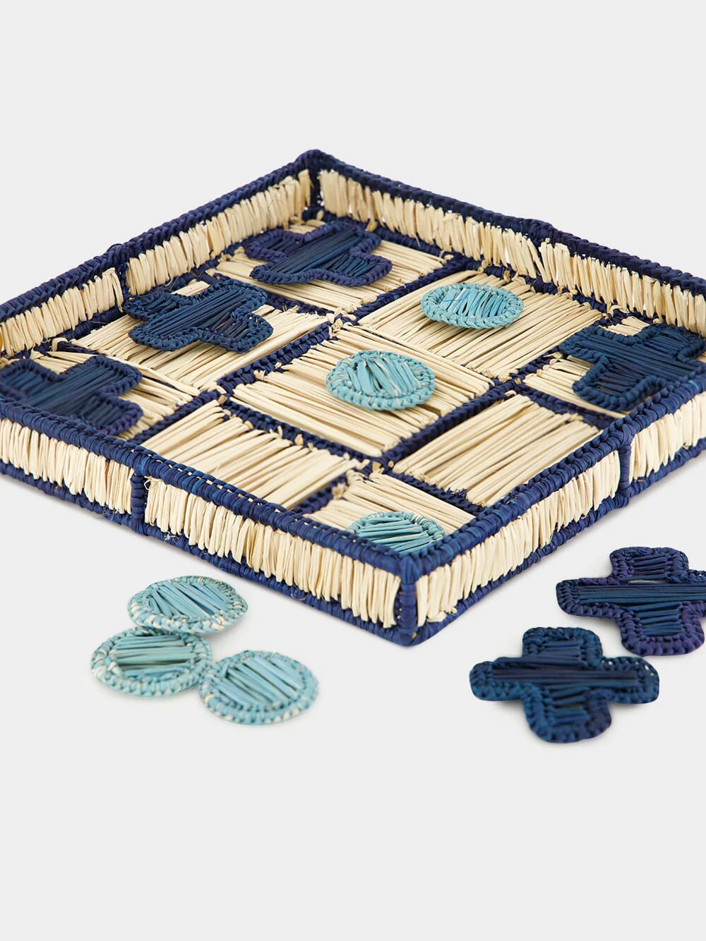 Navy Blue Tic Tac Toe Board Game - Image 3