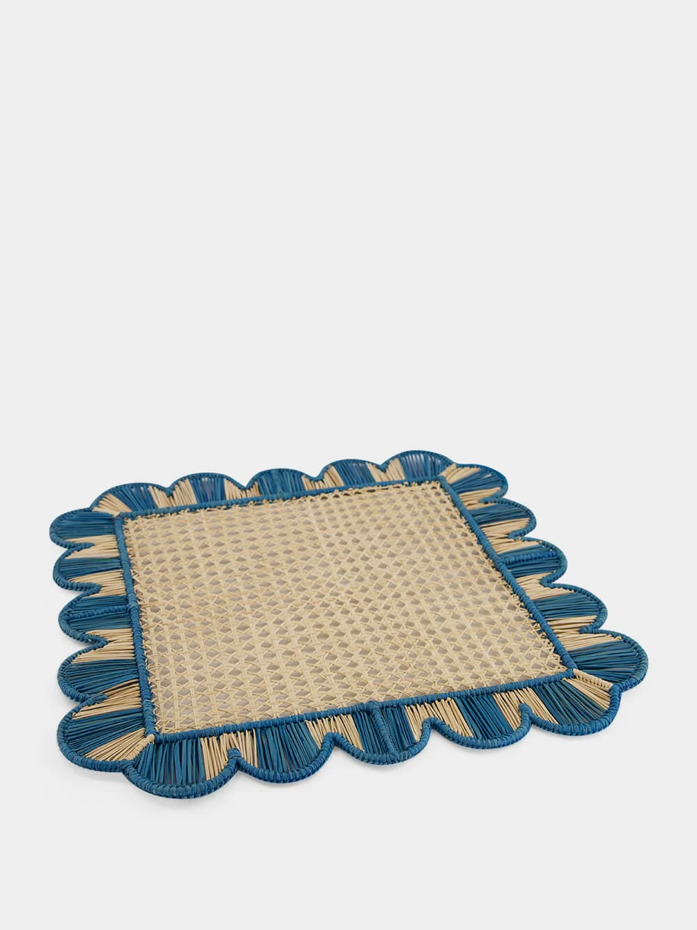 Sky Blue Iraca Palm Mercado Placemat - Image 2