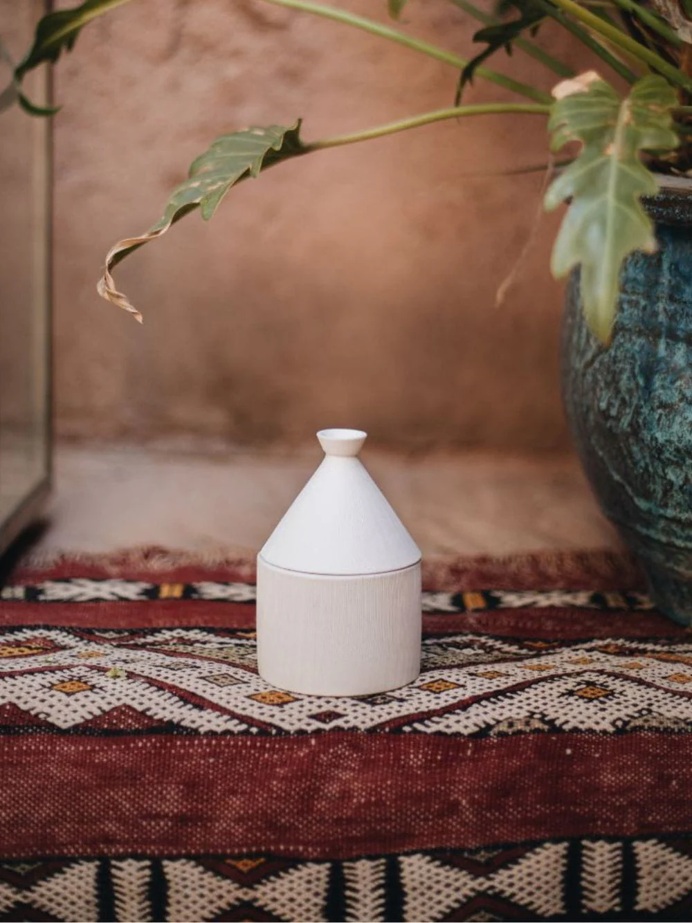 White Tajine Candle
