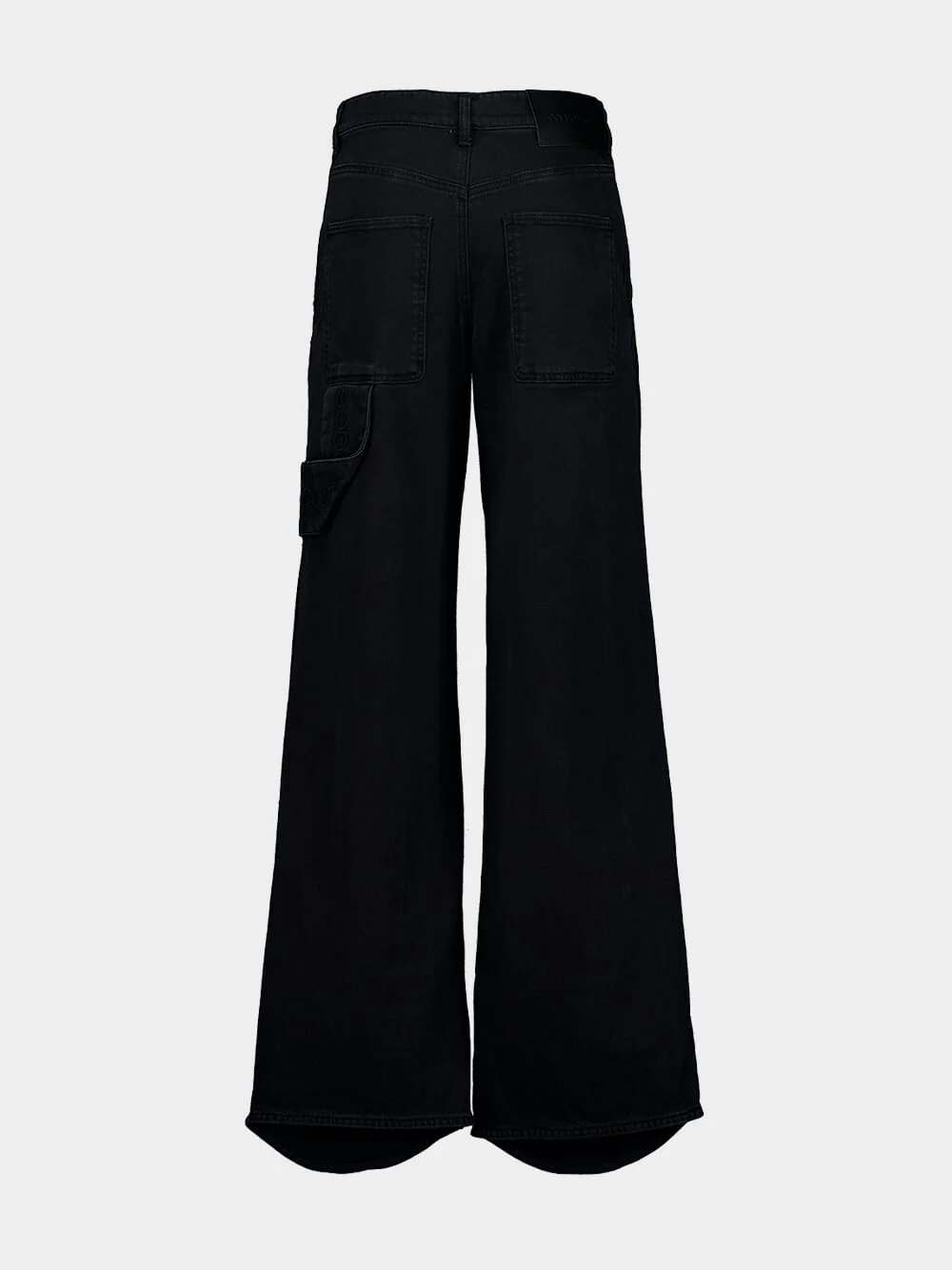 Black Hammer Denim Baggy Pants - Image 2