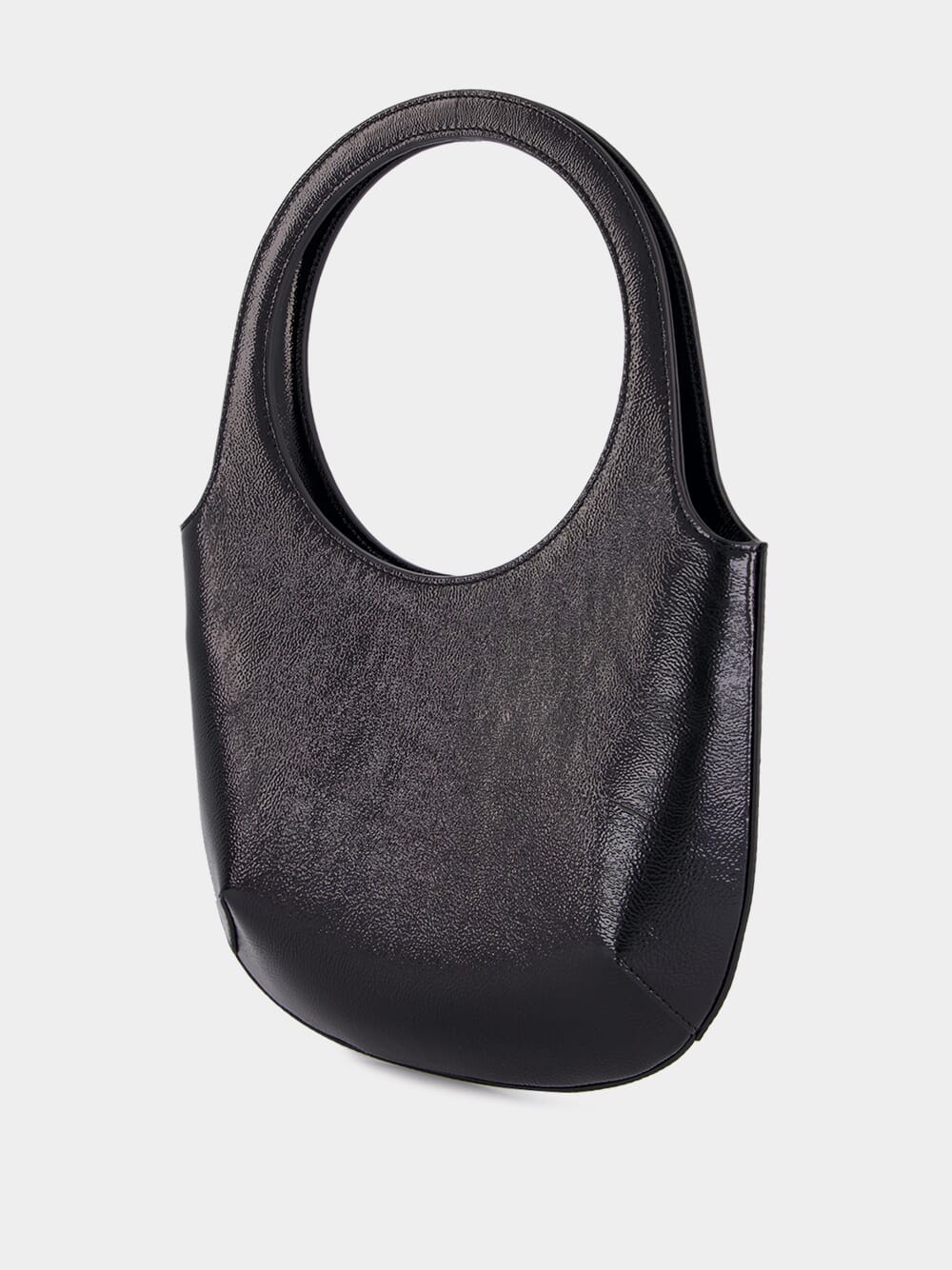 Black Naplack Leather Holy Bag - Image 6