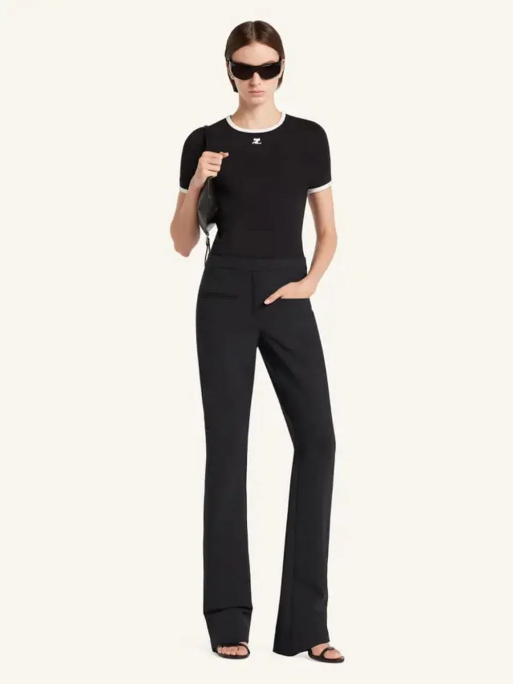 Black Signature Contrast T-Shirt
