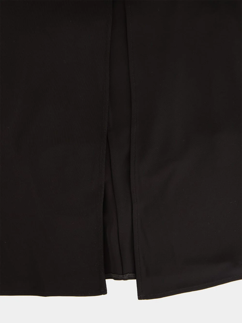 Black Wrapped Jersey Dress - Image 5