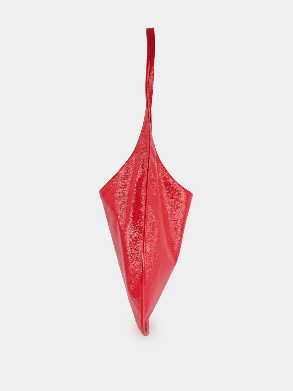 Bright Red Holy Naplack Leather Shoulder Bag - Image 3