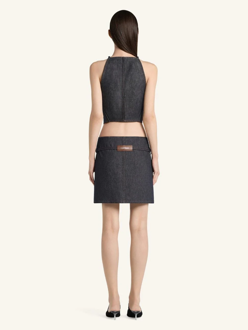 Brut Pointy Denim Tank Top - Image 4