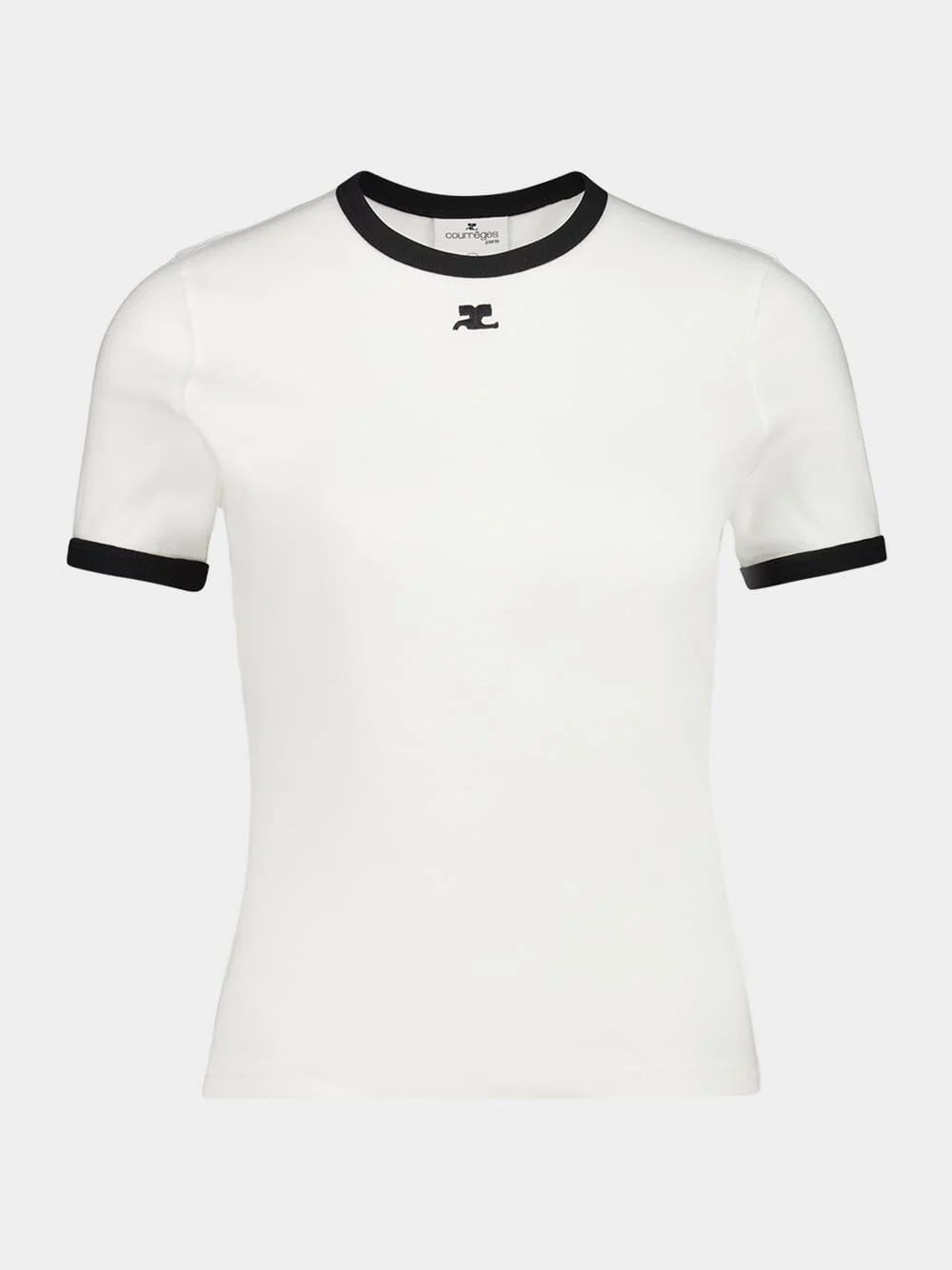 Heritage White and Black Signature Contrast T-Shirt