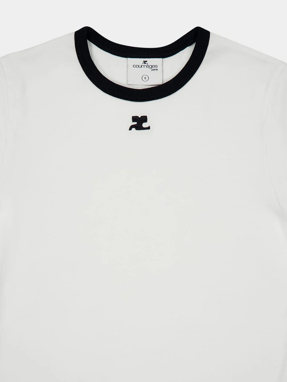 Heritage White and Black Signature Contrast T-Shirt - Image 3