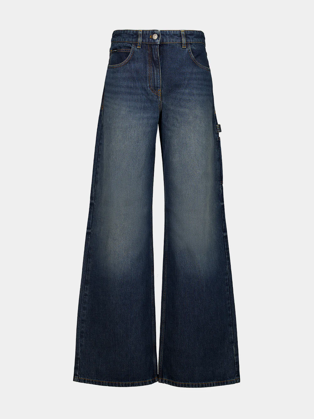 Vintage Medium Blue Baggy Denim Jeans