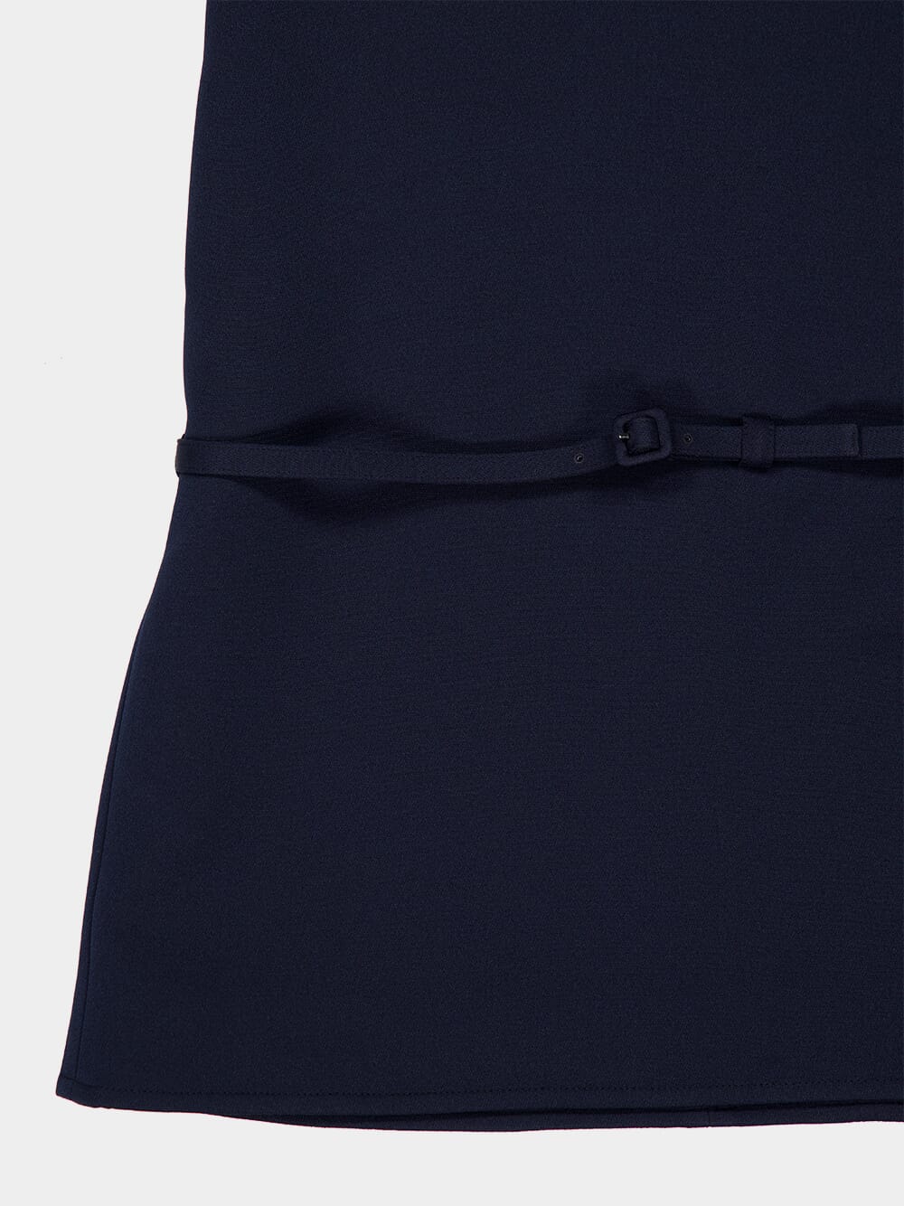 Navy A-Line Belted Mini Dress - Image 6