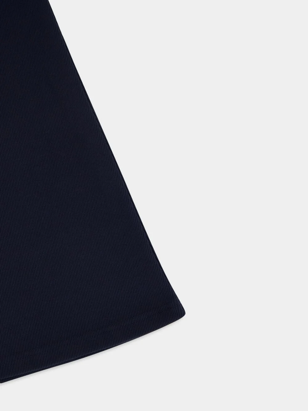 Navy Double Buckle 90's Rib Dress - Image 7