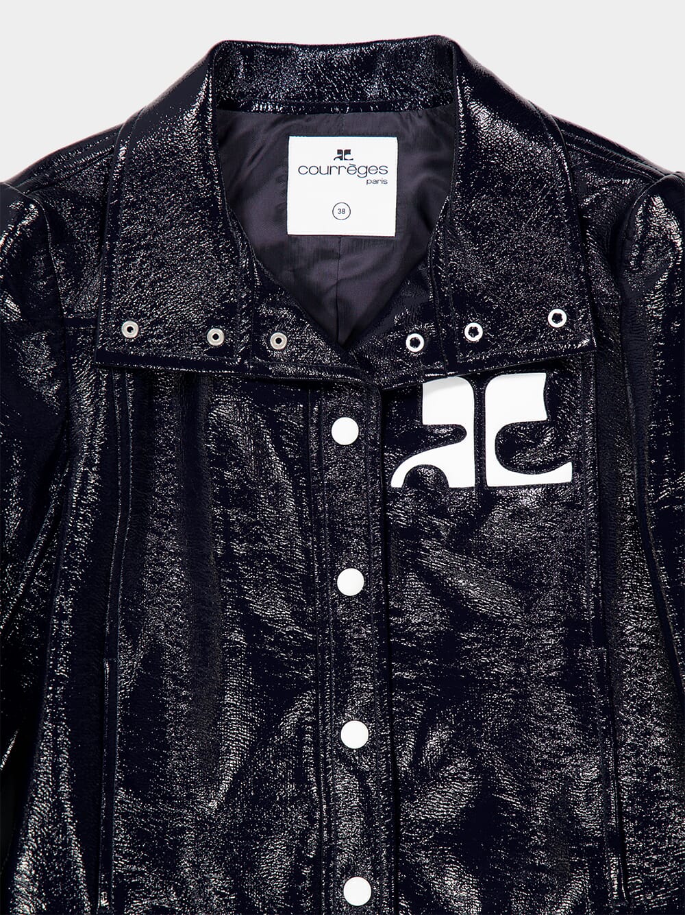 Navy Reedition Vinyl Jacket - Image 5