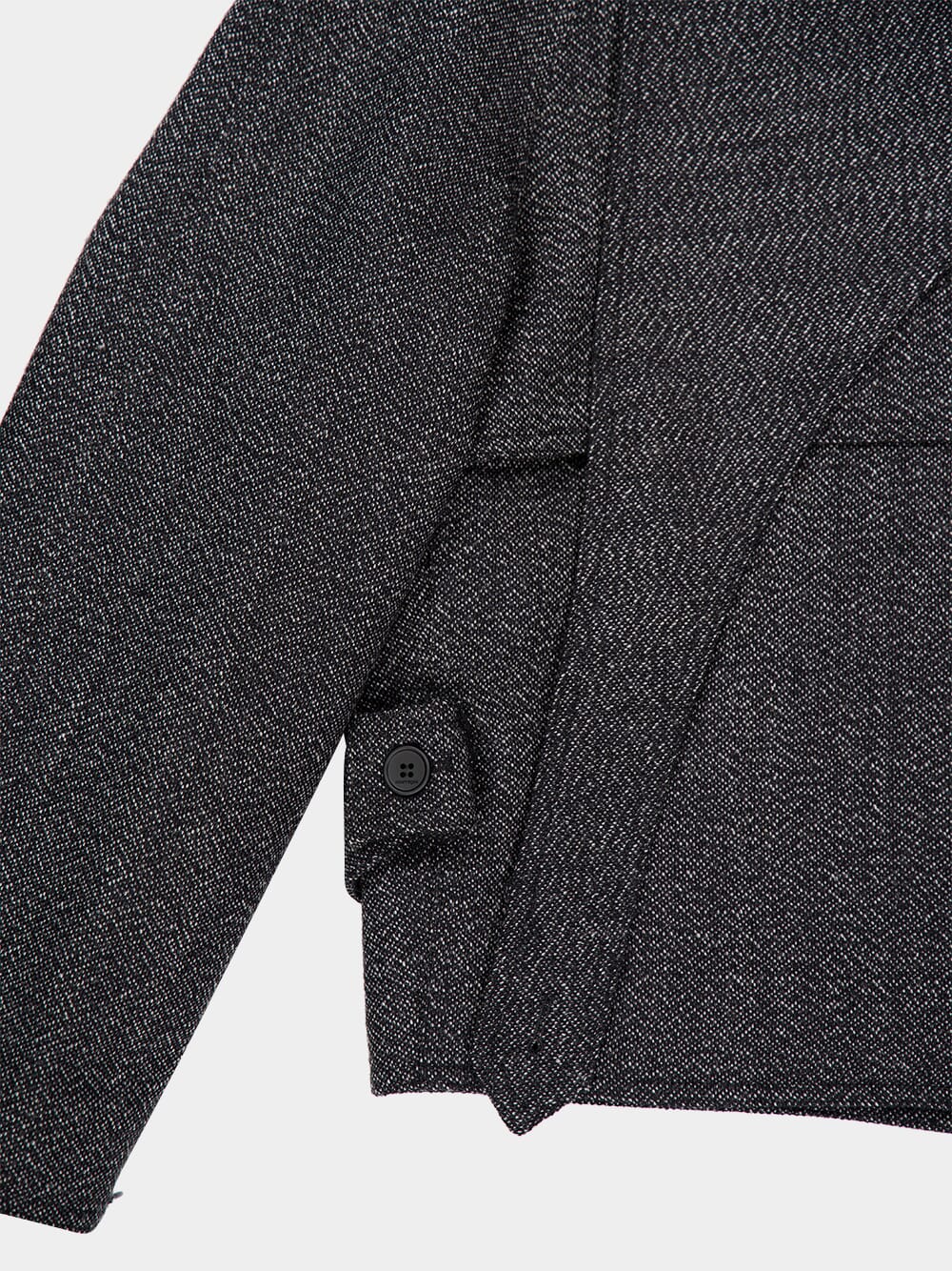 Oblique Caviar Wool Short Coat - Image 7