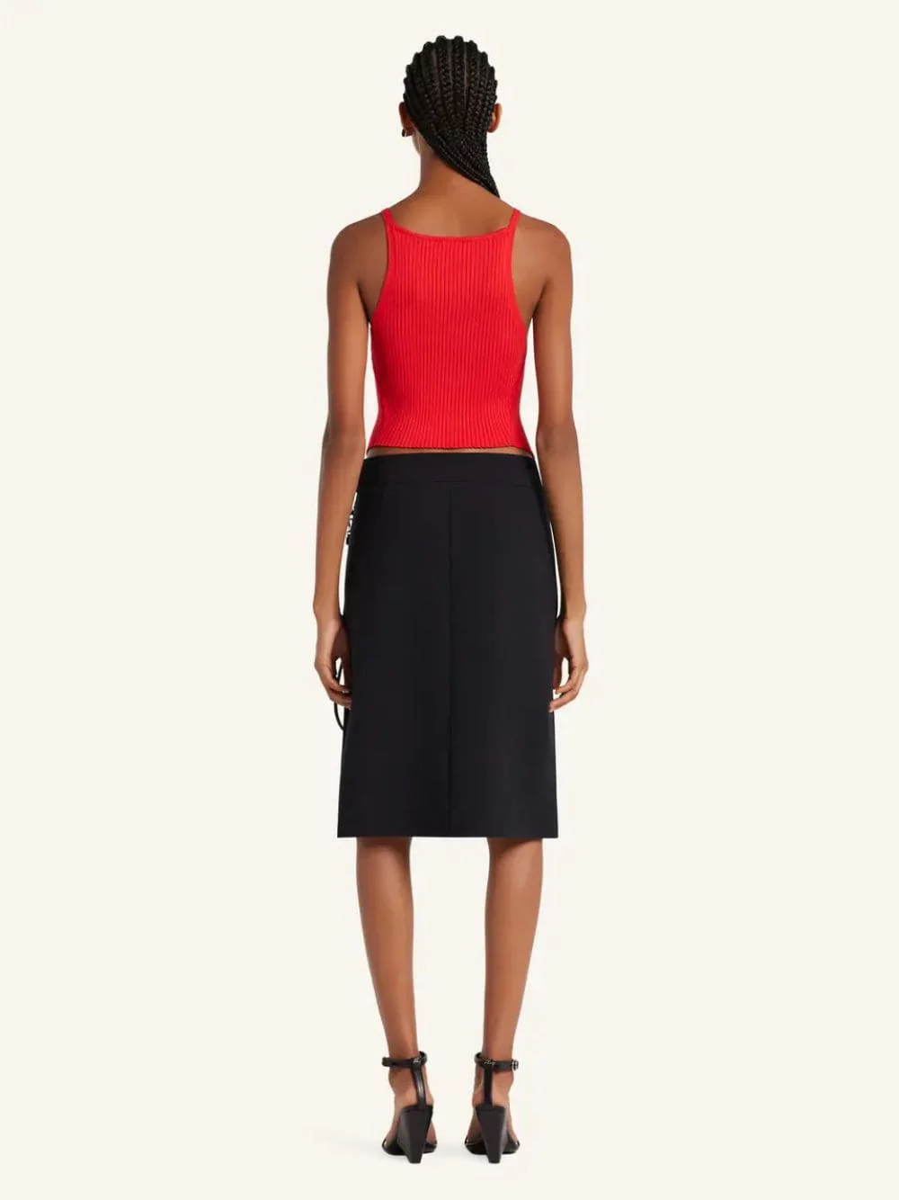 Poppy Circle Rib Knit Top - Image 3