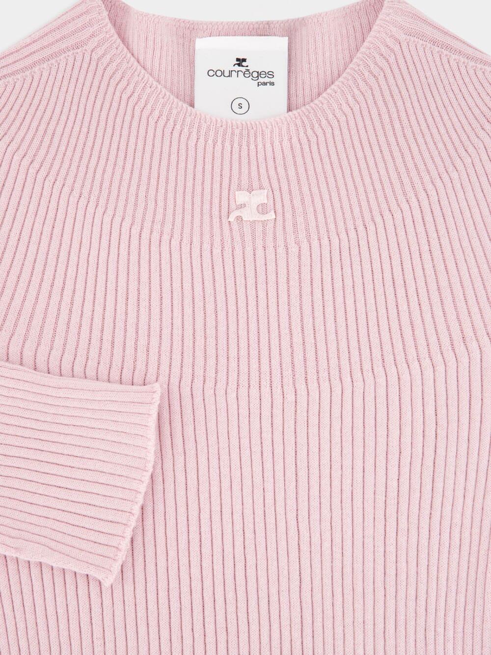 Salt Pink Solar Light Rib Sweater - Image 5