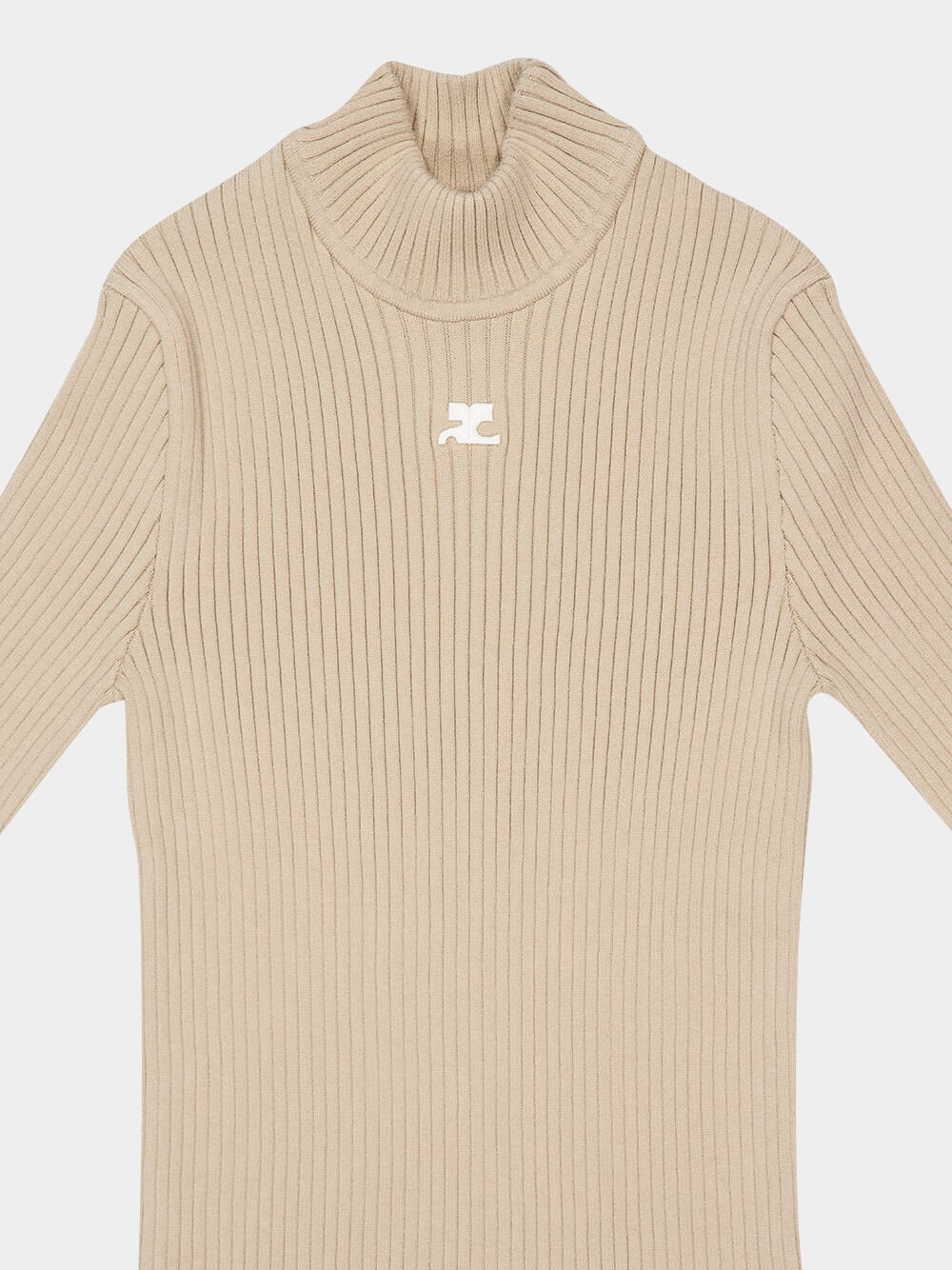 Sand Reedition Short Sleeves Rib Knit Sweater - Image 3